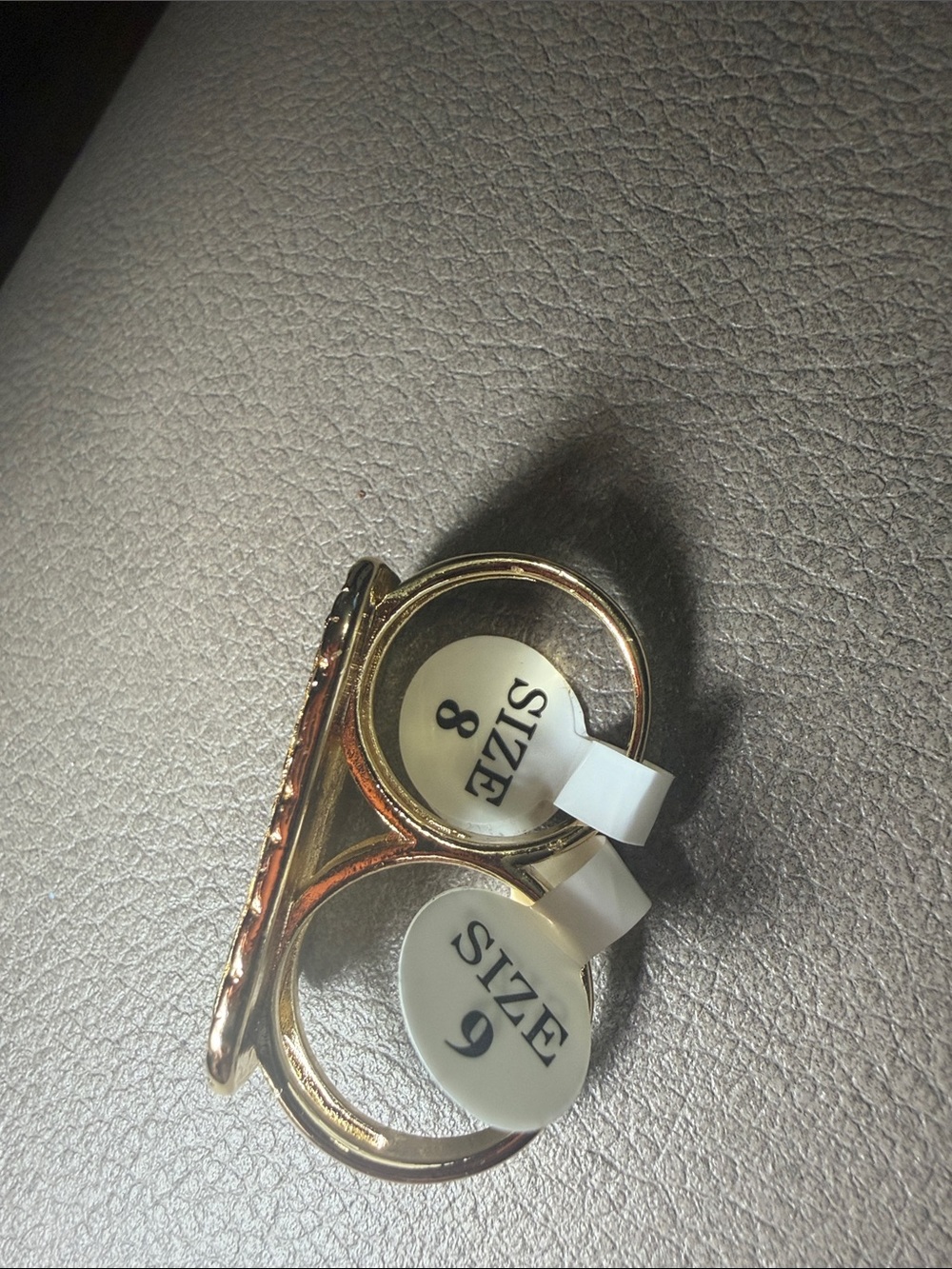 Gold filled double ring - Picture 3 of 3